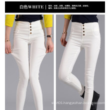 OEM Plus Size 2015 High Waist Fit Slim Women Jeans